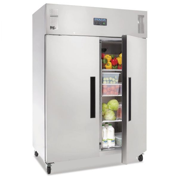 Polar G-Series 2 Door Upright Fridge Stainless Steel 1200Ltr - Polar ...