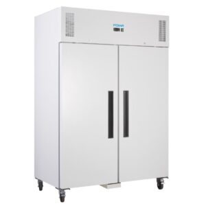 Polar G-Series Upright Double Door Fridge 1200Ltr White