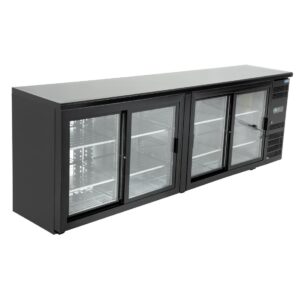 Polar U-Series Four Door Back Bar Display Cooler