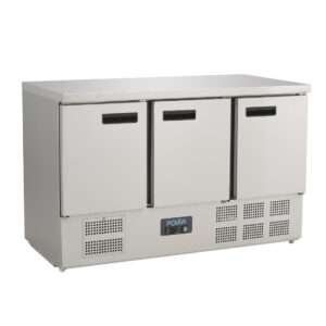 Polar G-Series Triple Door Counter Fridge 368Ltr