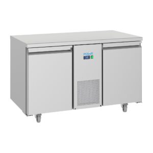 Polar U-Series Energy Efficient 2 Door Counter Fridge 281Ltr