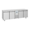 Polar U-Series Energy Efficient 4 Door Counter Fridge 632Ltr