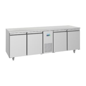 Polar U-Series Energy Efficient 4 Door Counter Freezer 632Ltr